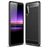 Mobigear Brushed Slim Sony Xperia 10 II TPU souple Coque arrière - Noir