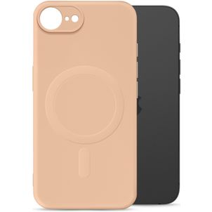 My Style Protective Flex Coque iPhone 16e MagSafe Coque arrière en TPU Souple - Soft Pink