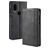 Mobigear Sensation Motorola One Vision Étui Portefeuille - Noir