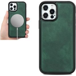 Mobigear Excellent Coque iPhone 12 Pro Max MagSafe Coque arrière - Vert
