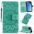 Mobigear Sunflower Housse iPhone 11 Pro Etui Porte-Monnaie - Turquoise