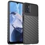 Mobigear Groove Coque Motorola Moto E22 Coque arrière en TPU Souple - Noir