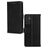 Mobilize Wallet Housse Samsung Galaxy A25 Etui en Cuir Véritable Porte-Monnaie - Noir