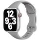 Mobigear Sport Slim Bracelet Silicone Apple Watch Fermeture à clou et passant - 49/46/45/44 mm - Gris