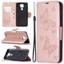 Mobigear Butterfly Housse Xiaomi Redmi Note 9 Etui Porte-Monnaie - Rose doré
