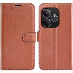 Mobigear Classic Realme GT 6 Étui Portefeuille - Marron