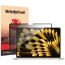 GrizzlyCoat MacBook Air 15 Pouces (2023-2026) Protection d'écran Confidentialité Film - Compatible Coque - Noir