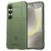 Mobigear Rugged Shield Coque Samsung Galaxy S25 Plus Coque arrière en TPU Souple Anti-Chocs - Vert