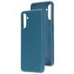 Mobiparts Coque Samsung Galaxy A13 4G Coque arrière en Silicone - Blueberry Blue