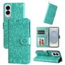 Mobigear Sunflower Housse Samsung Galaxy S25 Edge Etui Porte-Monnaie - Vert