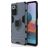Mobigear Armor Ring Coque Xiaomi Redmi Note 10 Pro Coque arrière Rigide Anti-Chocs avec Anneau-Support - Bleu
