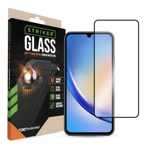 Striker Xtreme Impact Samsung Galaxy A34 Verre trempé Protection d'écran - Compatible Coque