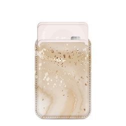 MIO - Porte Cartes en - 3 Cartes - Compatible MagSafe - Gold