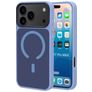 Mobiparts Hardcover Coque iPhone 17 Pro Max MagSafe Coque arrière Rigide - Satin Light Blue