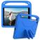Mobigear AeroArmor Coque iPad 7 (2019) Coque de tablette pour enfants avec Poignée Enfants en EVA + Porte-crayon - Bleu
