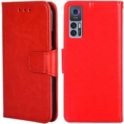 Mobigear Wallet Housse TCL 30 Etui Porte-Monnaie - Rouge