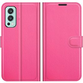 Mobigear Classic Housse OnePlus Nord 2 Etui Porte-Monnaie - Rose