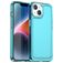 Mobigear Crystal Coque iPhone 15 Plus Coque arrière en TPU Souple - Bleu