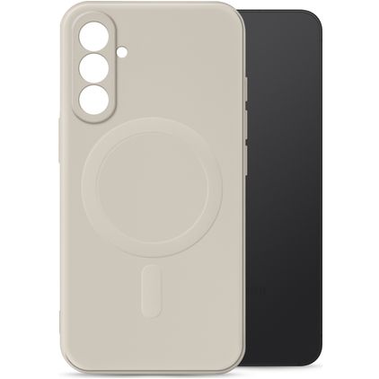 My Style Protective Flex Coque Samsung Galaxy A57 MagSafe Coque arrière en TPU Souple - Antique White