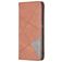 Mobigear Rhombus Slim Housse OPPO A76 Etui - Marron