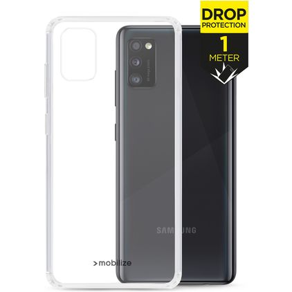 Mobilize Naked Protection Transparent Samsung Galaxy A41 Plastique rigide Coque arrière Antichoc - Transparent