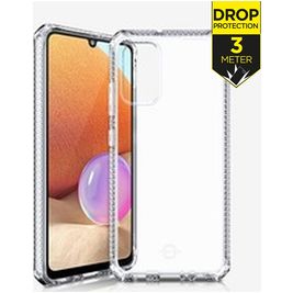 ITSkins SpectrumClear Coque Transparente Samsung Galaxy A32 4G Coque arrière en TPU Souple Anti-Chocs - Transparent