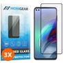 Mobigear Premium Motorola Moto G100 Verre trempé Protection d'écran - Compatible Coque - Noir (Lot de 3)