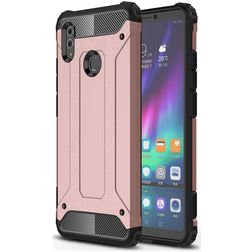 Mobigear Outdoor Coque HONOR Note 10 Coque arrière Rigide Anti-Chocs - Rose doré