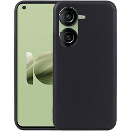 Mobigear Colors Coque ASUS Zenfone 10 Coque arrière en TPU Souple - Noir