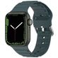 Mobigear Bumpy Bracelet Silicone Apple Watch Fermeture boucle ardillon - 49/46/45/44 mm - Vert