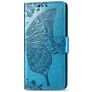 Mobigear Butterfly Housse iPhone 11 Etui Porte-Monnaie - Bleu