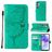Mobigear Butterfly Housse Samsung Galaxy A55 Etui Porte-Monnaie - Vert