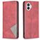 Mobigear Rhombus Slim Housse Nothing Phone (1) Etui - Rouge