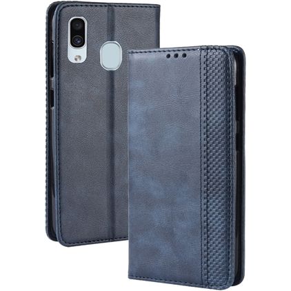 Mobigear Sensation Samsung Galaxy A20e Étui Portefeuille - Bleu