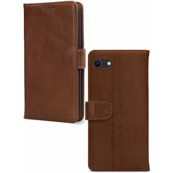 Mobilize Wallet Housse iPhone 7 Etui en Cuir Véritable Porte-Monnaie - Marron