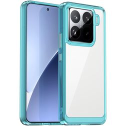 Mobigear Crystal Coque Xiaomi 15 Pro Coque arrière Rigide - Bleu