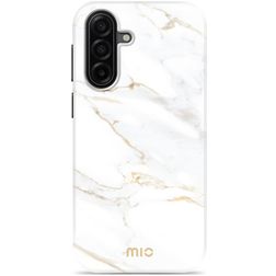 MIO Samsung Galaxy A17 MagSafe Plastique rigide Coque arrière - White Marble