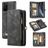 CaseMe 008 Samsung Galaxy Note 20 Coque Étui 2en1 avec coque amovible Portefeuille - Noir