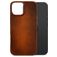 Mobilize Premium iPhone 17 MagSafe Cuir véritable Coque arrière - Burned Cognac