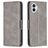 Mobigear Excellent Housse Nothing Phone (1) Etui Porte-Monnaie - Gris
