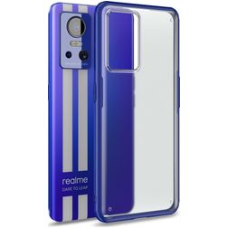 Mobigear Shockproof Realme GT Neo 3 Plastique rigide Coque arrière - Bleu foncé