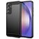 Mobigear Brushed Slim Coque Samsung Galaxy A55 Coque arrière en TPU Souple - Noir