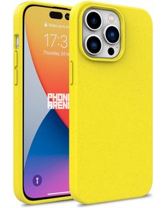 Mobigear Bio Coque iPhone 16 Pro Max Coque arrière en Eco-Friendly - Jaune