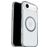 OtterBox Symmetry+ Transparent iPhone Air MagSafe Plastique rigide Coque arrière Antichoc - Transparent