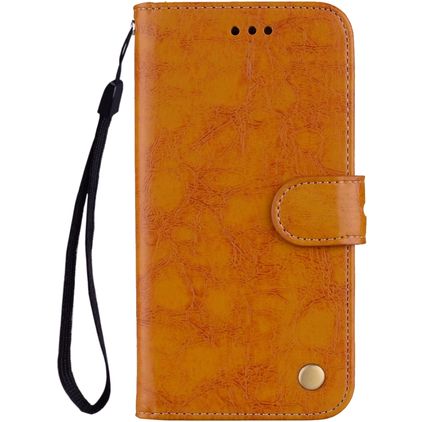 Mobigear Wallet Housse Huawei P Smart Plus (2019) Etui Porte-Monnaie - Cognac