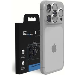 Elite iPhone 17 Pro Verre trempé Protection Objectif Caméra - Compatible Coque - Argent