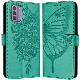 Mobigear Butterfly Housse Nokia G42 Etui Porte-Monnaie - Vert
