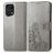 Mobigear Clover Housse OPPO Find X5 Pro Etui Porte-Monnaie - Gris