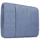 Mobigear Denim Zipper Pochette Ordinateur portable 13 - 14 Pouces Housse ordinateur - Bleu Marin