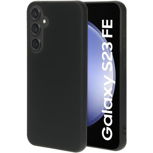 Mobiparts Coque Samsung Galaxy S23 FE Coque arrière en Silicone - Noir